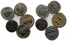 Lot of 5 Roman Imperial Æ coins, to be catalog. Lot sold as is, no return