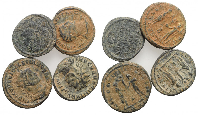 Lot of 4 Roman Imperial Æ coins, to be catalog. Lot sold as is, no return