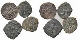 Lot of 4 Medieval/Modern Æ coins, to be catalog. Lot sold as is, no return