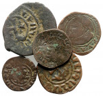 Lot of 5 Medieval/Modern Æ coins, to be catalog. Lot sold as is, no return