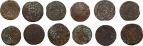 Lot of 6 Italian Æ coins, to be catalog. Lot sold as is, no return