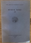 AA. VV. – The American Numismatic Society. Museum notes 19. New york, 1974. Brossura ed. Pp .294, tavv. XXXI in b/n. Ottimo stato Contents: Jones, J. ...