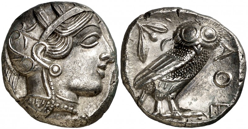 (454-404 a.C.). Ática. Atenas. Tetradracma. (S. 2526) (CNG. IV, 1597). 17,02 g. ...