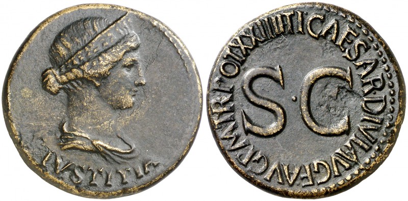(22-33 d.C.). Livia. Dupondio. (Spink 1739) (Co. 4) (RIC. 46, de Tiberio). 14,68...