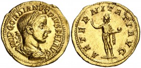 (241-243 d.C.). Gordiano III. Áureo. (Spink 8564) (Co. 37) (RIC. 97) (Calicó 3186a). 5,27 g. EBC.