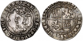 Enrique IV (1454-1474). Sevilla. Real de busto. (AB. 685). 3,35 g. Orlas lobulares. MBC+/MBC.