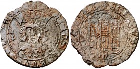 Enrique IV (1454-1474). Madrid. Cuartillo (AB. 748.6). 2,59 g. Rara. MBC-.