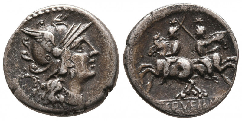 Roman Republic
C. Servilius M.f. 136 BC.Rome. AR Denarius. (18,7mm, 4.0 g.). Obv...
