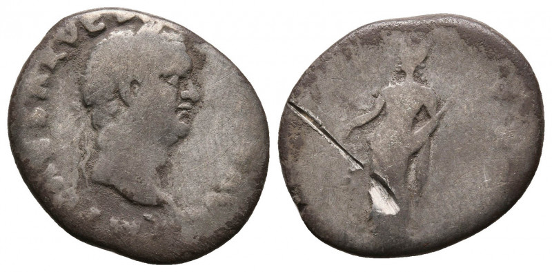 Emperor Vitellius AR Denarius (AD 69) Rome. (6.4mm, 3g)