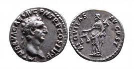 Nerva AD 96-98, Rome Mint, AD 96.
Laureate head of Nerva right, IMP NERVA CAES AVG PM TRP COS II PP;
Aequitas standing left, holding scales and cornuc...