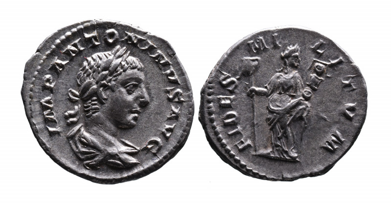 Elagabalus AD 218-222, Rome Mint, ca. AD 219.
Laureate and draped bust of Elagab...