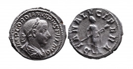 Gordianus III AD 238-244, Rome Mint, ca. AD 240-241.
Laureate, draped and cuirassed bust of Gordianus right, IMP GORDIANVS PIVS FEL AVG;
Diana standin...