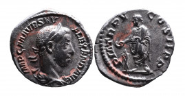 Alexander Severus AD 222-235, Rome Mint, AD 226.
Laureate and draped bust of Alexander Sever right, IMP C M AVR SEV ALEXAND AVG;
Emperor in toga stand...