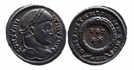 Constantine I the Great AD 307-337, Siscia Mint, ca. AD 320.
Laureate head of Constantinus I right, CONSTANTINVS AVG;
VOT_XX within wreath, DN CONSTAN...