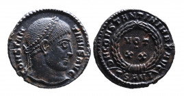 Constantine I the Great AD 307-337, Thessalonica Mint, ca. AD 320-321.
Laureate head of Constantinus I right, CONSTANTINVS AVG;
VOT_XX within wreath w...