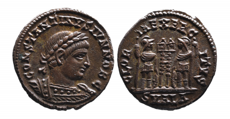 Constantine II AD 317-340, as caesar, Alexandria Mint, ca. AD 330-335.
Laureate ...