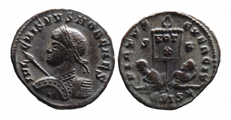 Crispus AD 317-326, as caesar, Siscia Mint, ca. AD 320.
Laureate and cuirassed b...