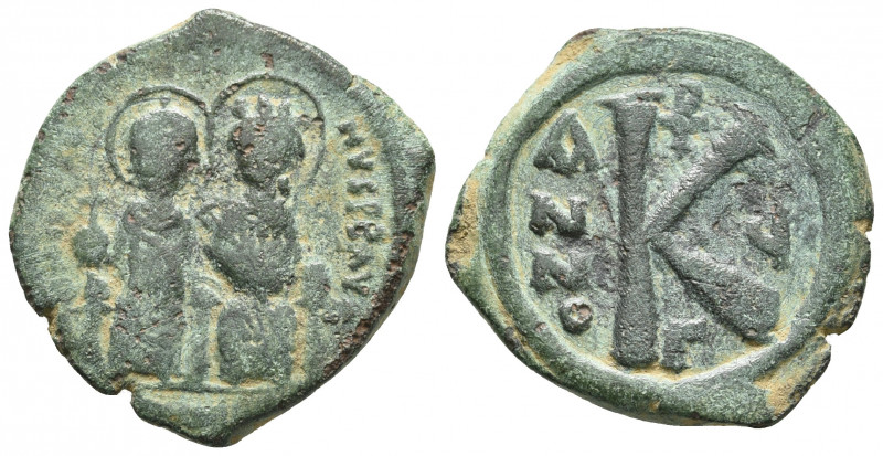 Justin II 565-578 AD, AE, Constantinople Mint, 569/570 AD
...-NVSPPAVC,Justin II...