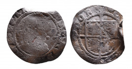 Elizabeth the 1st; Half penny; Size: D: 16.0mm; 0.74g