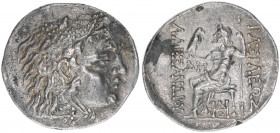 Alexander III. 336-323 BC
Griechen Makedonien. Tetradrachme. 16,50g
ss+
