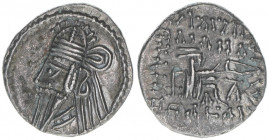 Vologases III. 105-147
Parther. Drachme. 3,74g
vz