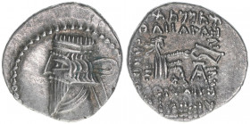 Vologases III. 105-147
Parther. Drachme. 3,71g
vz