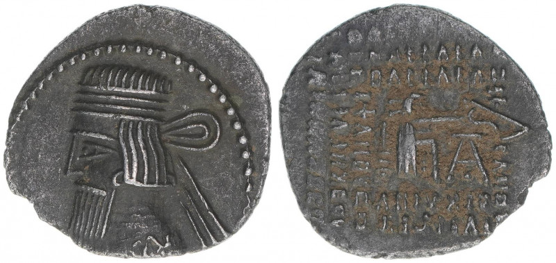 Artabanos II. 10-38
Parther. Drachme. 3,50g
ss+