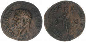 Agrippa Restitutionsausgabe geprägt unter Domitian, ca. 82 AC
Römisches Reich - Kaiserzeit. As, ca. 82 AC. M AGRIPPA L F COS III - IMP D AVG REST S-C ...