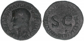 Tiberius 14-37
Römisches Reich - Kaiserzeit. As. TRIBVN POTEST XXIIII PONTIF MAXIM - SC
Rom
11,15g
Sear 1770
s/ss