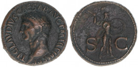 Claudius 41-54
Römisches Reich - Kaiserzeit. As. SC
Rom
13,73g
Kampmann 12.26
ss