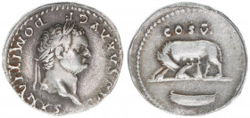 Domitianus 81-96
Römisches Reich - Kaiserzeit. Denar. COS V
Rom
3,49g
Kampmann 24.9
vz