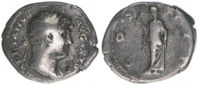 Hadrianus 117-138
Römisches Reich - Kaiserzeit. Denar. COS III
Rom
2,97g
Kampmann 32.54
s/ss