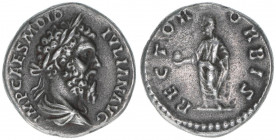 Didius Iulianus 193
Römisches Reich - Kaiserzeit. Denar. RECTOR ORBIS
Rom
2,72g
RIC 3
ss/vz