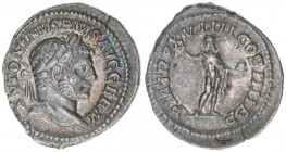 Caracalla 198-217
Römisches Reich - Kaiserzeit. Denar. P M TR P XVIIII COS IIII P P
Rom
3,24g
Kampmann 51.94
vz