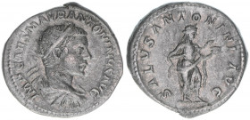 Elagabalus 218-222
Römisches Reich - Kaiserzeit. Antoninian. SALVS ANTONINI AVG
Rom
4,96g
Kampmann 56.49
ss/vz
