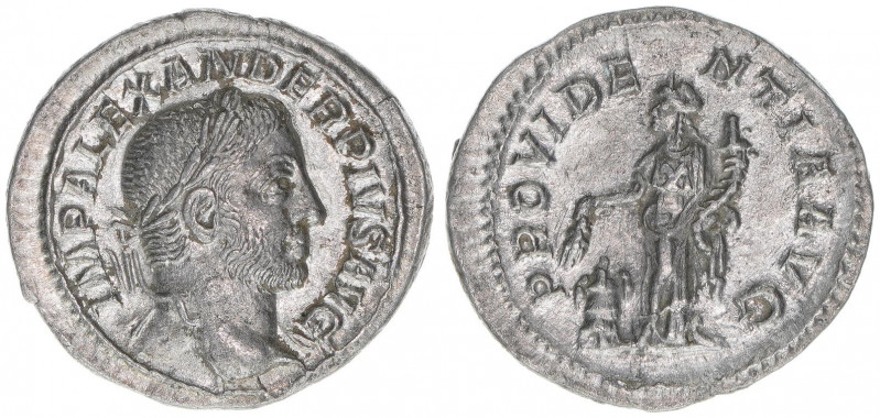 Severus Alexander 222-235
Römisches Reich - Kaiserzeit. Denar. PROVIDENTIA AVG
R...