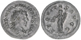 Philippus I. Arabs 244-249
Römisches Reich - Kaiserzeit. Antoninian. AEQVITAS AVGG
Rom
4,27g
RIC 27
ss/vz
