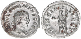 Philippus II. 247-249
Römisches Reich - Kaiserzeit. Antoninian. PRINCIPI IVVENT
Rom
3,33g
Kampmann 76.3
stfr-