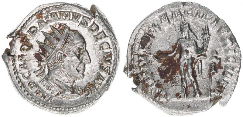 Traianus Decius 249-251
Römisches Reich - Kaiserzeit. Antoninian. GENIVS EXERCIT...