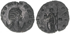 Salonina, Gattin des Gallienus
Römisches Reich - Kaiserzeit. Antoninian. VENVS VICTRIX
2,38g
Kampmann 91.26
ss-