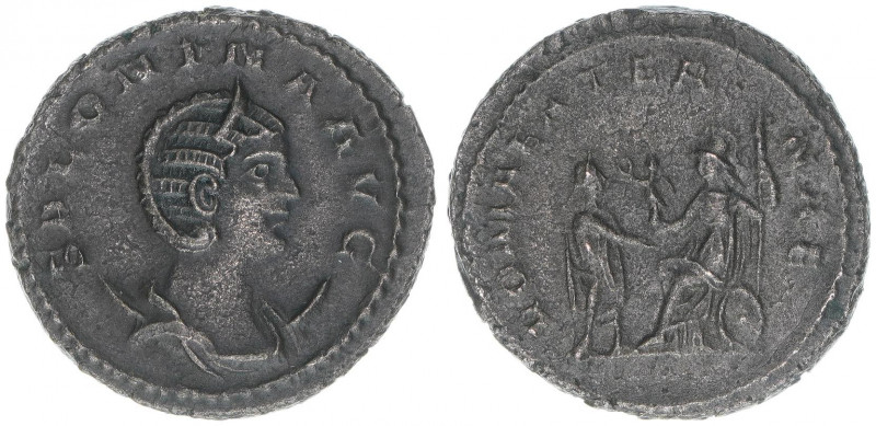 Salonina, Gattin des Gallienus
Römisches Reich - Kaiserzeit. Antoninian. ROMAE A...