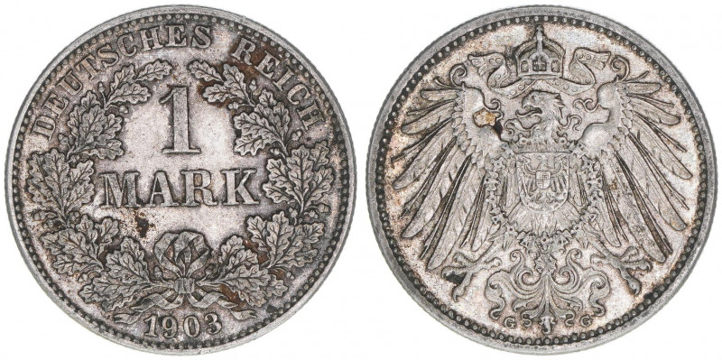 1 Mark, 1903 G
5,55g. J.17
vz