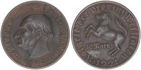 10 Mark, 1921
18,85g. J.N13
ss/vz