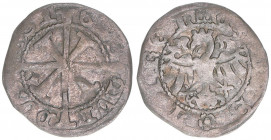 Erzherzog Sigismund von Tirol
Kreuzer, ohne Jahr. Hall
1,10g
ss