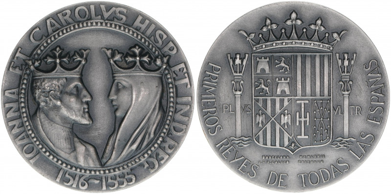 Karl V. 1530-1556
Medaille, 1967. Barcelona
Silber
74,29g
stfr