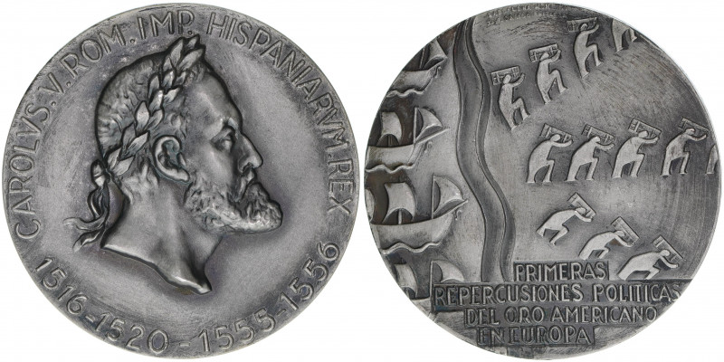 Karl V. 1530-1556
Medaille, 1967. Barcelona
Silber
69,70g
stfr