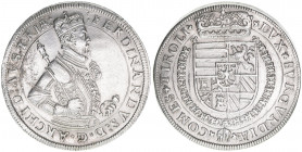 Erzherzog Ferdinand 1564-1595
Taler, ohne Jahr. Hall
28,38g
MzA 49
vz