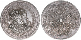 Ferdinand II. 1619-1637
ca. 3 Taler, 1622. Münzmeister Melchior Putz von Kirchamegg - äußerst selten in diesem Gewicht
Klagenfurt oder St. Veit
79,72g...