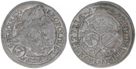Leopold I. 1657-1705
Groschen, 1704 IA. Graz
1,52g
Herinek 1368
ss/vz