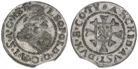 Leopold I. 1657-1705
1 Kreuzer, ohne Jahr. Hall
0,85g
stfr
